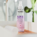 Goldwell Dualsenses Blondes & Highlights Anti-Yellow Serum Spray, For Blonde & Highlighted Hair, Heat Protection, 150ml - Damaged Box