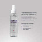 Goldwell Dualsenses Blondes & Highlights Anti-Yellow Serum Spray, For Blonde & Highlighted Hair, Heat Protection, 150ml - Damaged Box