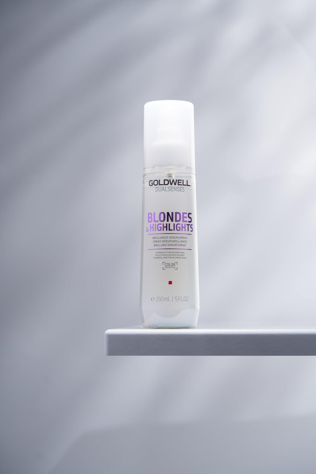 Goldwell Dualsenses Blondes & Highlights Anti-Yellow Serum Spray, For Blonde & Highlighted Hair, Heat Protection, 150ml - Damaged Box