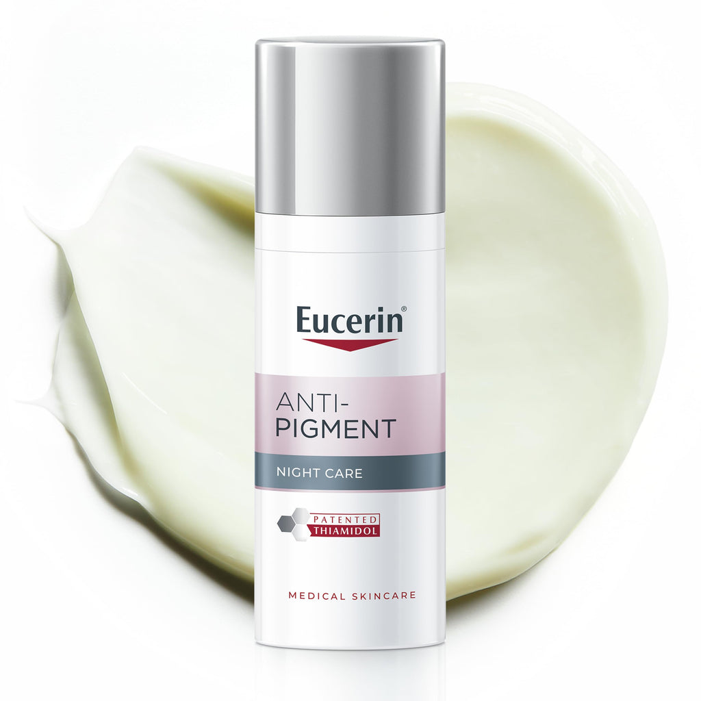 Eucerin Anti-Pigment Night Cream 50ml, Enriched Face Cream to Reduce Appearance of Age Spots, Hyperpigmentation Treatment Formula with Thiamidol to Reduce Dark Spots - Damaged Box