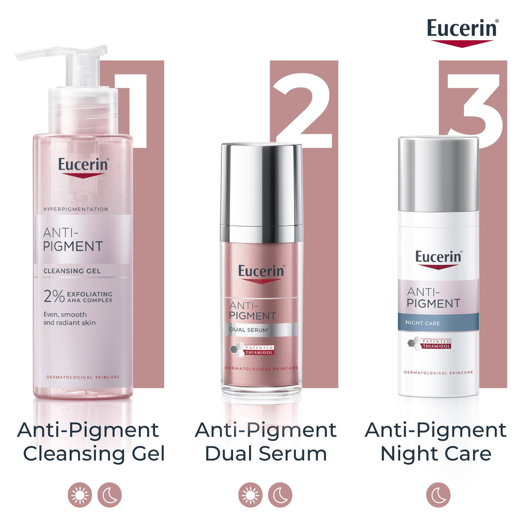 Eucerin Anti-Pigment Night Cream 50ml, Enriched Face Cream to Reduce Appearance of Age Spots, Hyperpigmentation Treatment Formula with Thiamidol to Reduce Dark Spots - Damaged Box