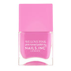 Nails Inc We Love Pink, What's The Blush, Burgundy, Glossy, No Chip, Long Lasting, Quick Dry, Air Dry, Professional Manicures & Pedicures, Fingernails & Toenails, Vegan Nail Polish, 14 ML