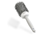 Olivia Garden Expert Blowout Shine - White & Grey - 55 - Ceramic Coated Round Brush for Smooth Blowout, Frizz-Free Hair & Radiant Shine - Very Good