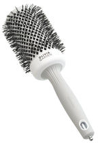 Olivia Garden Expert Blowout Shine - White & Grey - 55 - Ceramic Coated Round Brush for Smooth Blowout, Frizz-Free Hair & Radiant Shine - Very Good