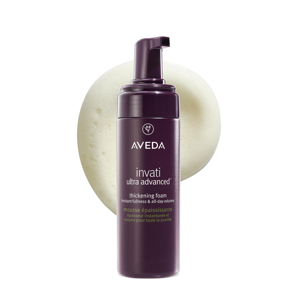 Aveda Invati Ultra Advanced Thickening Foam | Hair Styling Mousse for Thin & Thinning Hair | Instantly Thickens | Flexible Hold | 97% Naturally Derived*, 150ml