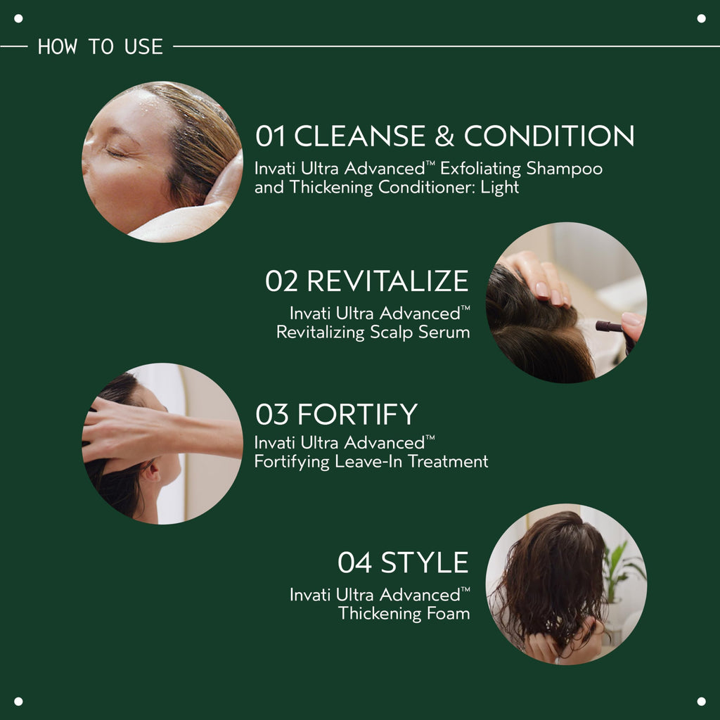 Aveda Invati Ultra Advanced Thickening Foam | Hair Styling Mousse for Thin & Thinning Hair | Instantly Thickens | Flexible Hold | 97% Naturally Derived*, 150ml