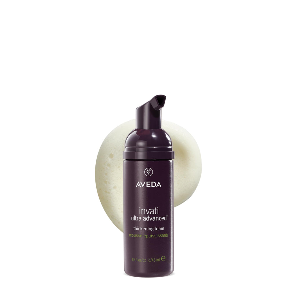 Aveda Invati Ultra Advanced Thickening Foam | Hair Styling Mousse for Thin & Thinning Hair | Instantly Thickens | Flexible Hold | 97% Naturally Derived*, 150ml