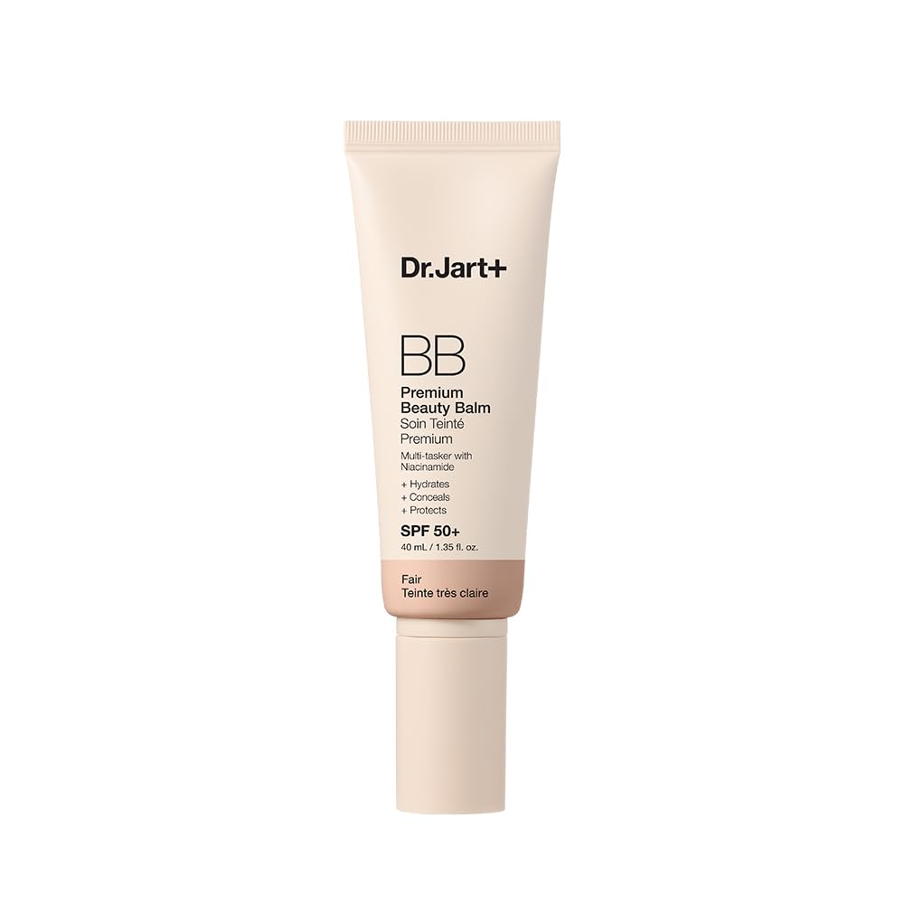 Dr.Jart+ Premium BB Korean Tinted Moisturiser with SPF 50 and Niacinamide Glycerin | bb cream |Skin Tint | Korean Makeup, 40 ml - Damaged Box