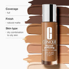 Clinique Beyond Perfecting Liquid Lightweight Full-Coverage Foundation + Concealer For Dry Combination To Oily Skin Types - Damaged Box