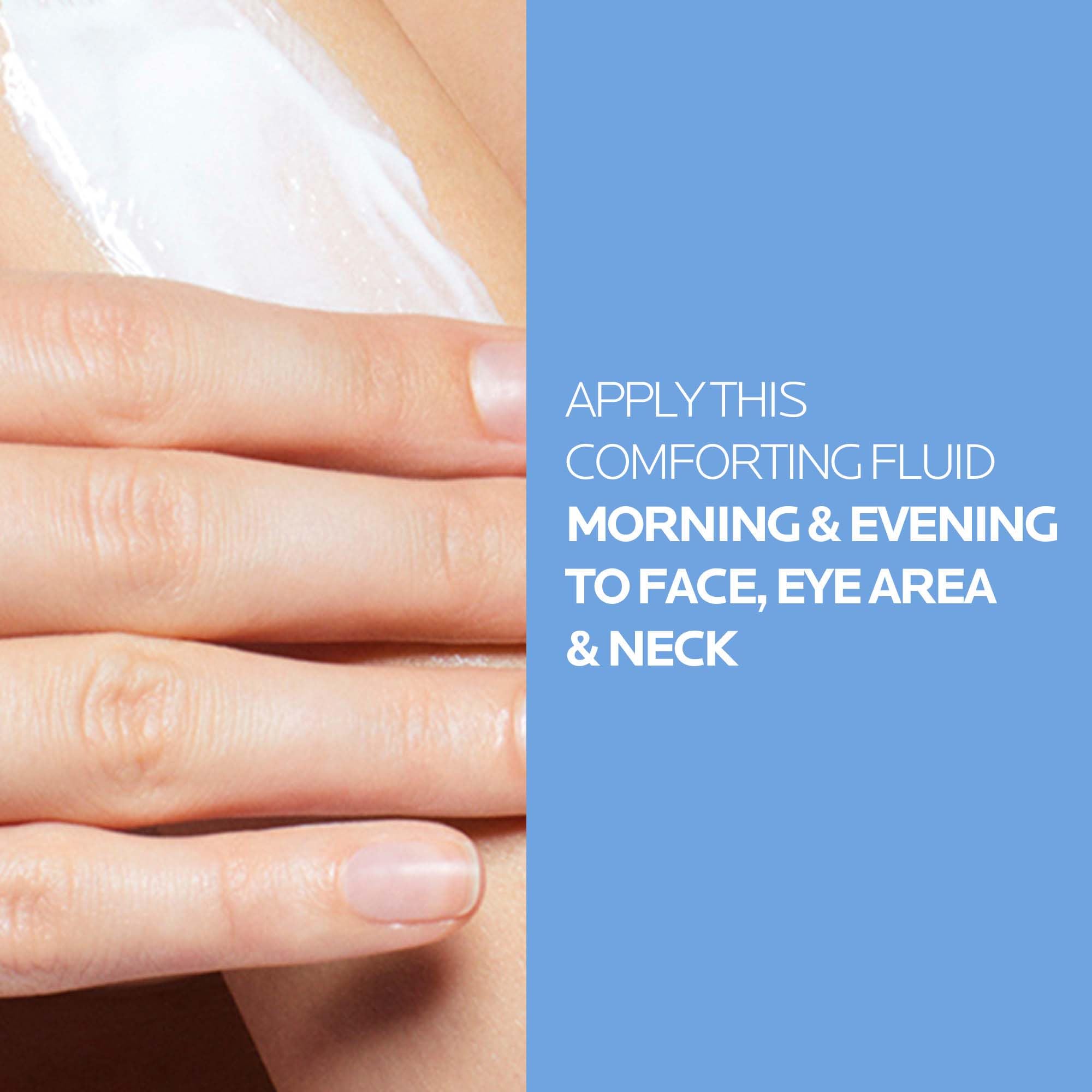La Roche-Posay Toleriane Dermallergo Soothing Fluid, 48H Lightweight Face Moisturiser for Combination to Oily Sensitive Skin, with Sphingobioma and Neurosensine, 40ml - Damaged Box