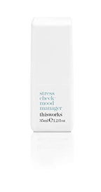 This Works Stress Check Mood Manager, 35 ml - Travel Size Aromatherapy Spray with Ylang Ylang and Patchouli Essential Oils - Mood-Boosting Remedy for Self Care and Relaxation - Damaged Box