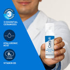 CeraVe Hydrating Hyaluronic Acid Serum - 3 Essential Ceramides & Vitamin B5 - Lightweight Gel - 30ml Face Serum - Damaged Box