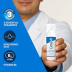 CeraVe Hydrating Hyaluronic Acid Serum - 3 Essential Ceramides & Vitamin B5 - Lightweight Gel - 30ml Face Serum - Damaged Box