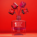 Nails Inc It's Topless Gel-Like Nail Polish, 4-in-1 Base Coat, Treatment, Colour & Top Coat, Long Lasting, Strong, Chip Free Nails, Glossy Salon Quality Manicure, Air Dry Nail Polish, Allegra, 14 ML