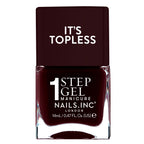 Nails Inc It's Topless Gel-Like Nail Polish, 4-in-1 Base Coat, Treatment, Colour & Top Coat, Long Lasting, Strong, Chip Free Nails, Glossy Salon Quality Manicure, Air Dry Nail Polish, Allegra, 14 ML