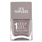 Nails Inc It's Topless Gel-Like Nail Polish, 4-in-1 Base Coat, Treatment, Colour & Top Coat, Long Lasting, Strong, Chip Free Nails, Glossy Salon Quality Manicure, Air Dry Nail Polish, Allegra, 14 ML