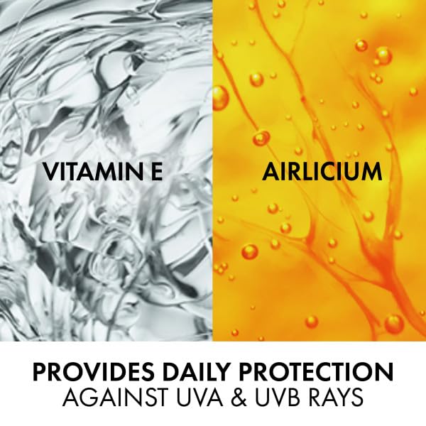 Vichy Captial Soleil Dry Touch Protective Face Fluid SPF 50+, Mattifying Sunscreen with Airlicium for Long-Lasting Shine Control, For All Skin Types, 50ml - Damaged Box