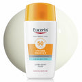 Eucerin Sun Face Hydro Protect Ultra-Light Fluid SPF 50+ 50ml, Facial Sunscreen with Non-Greasy Finish, Fast-Absorbing and Ultra Broad Spectrum Face Sun Cream - Damaged Box