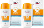 Eucerin Sun Face Hydro Protect Ultra-Light Fluid SPF 50+ 50ml, Facial Sunscreen with Non-Greasy Finish, Fast-Absorbing and Ultra Broad Spectrum Face Sun Cream - Damaged Box