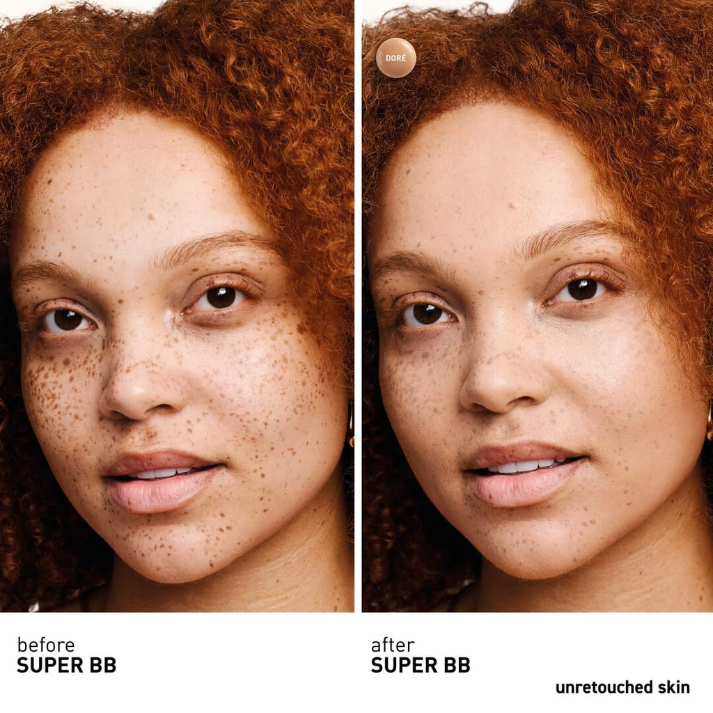 Erborian - Super BB Cream with Ginseng - High Coverage Tinted Face Care Anti-Imperfections - Complexion Corrector and Perfecter - Sun Protection SPF 20 - Korean Cosmetic - Dor'e 15ml