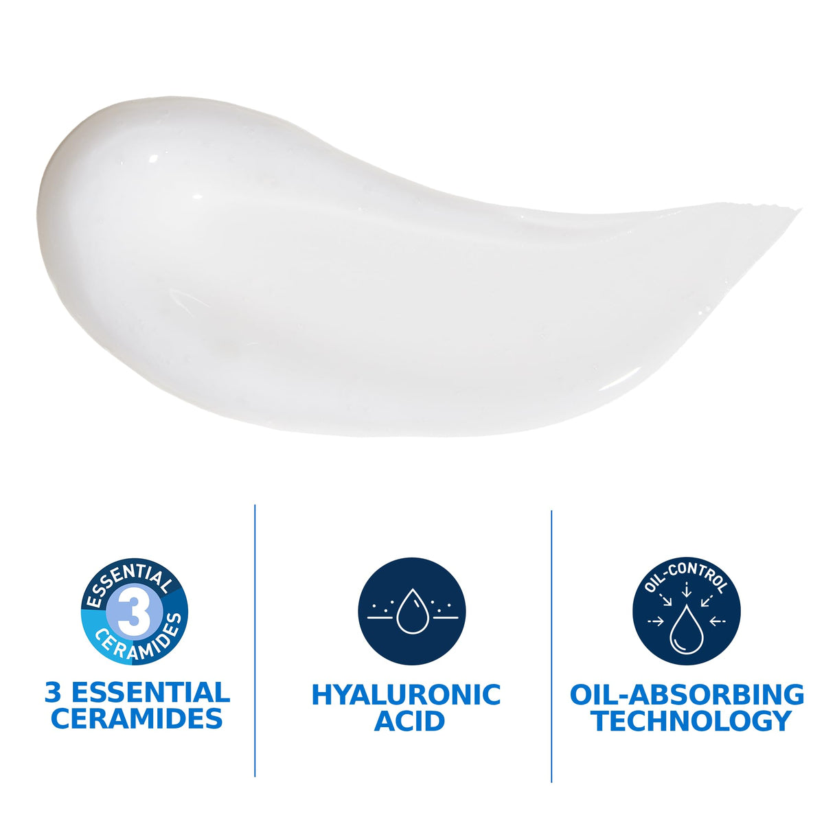 CeraVe Oil Control Moisturising Gel Cream - Matte Finish, 52ml - Oily Combination Skin, Ceramides, Hyaluronic Acid - Damaged Box
