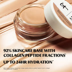IT Cosmetics Do It All Sheer Tint Face Balm, Sheer-Coverage Tinted Moisturiser with Collagen Peptide, Hyaluronic Acid and Vitamin E, Up to 24HR Skincare Hydration, 18g - Damaged Box