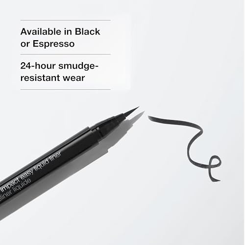 Clinique High Impact Easy Liquid Eyeliner | Waterproof, Long Lasting, Smudge Resistant + Safe For Sensitive Eyes - Damaged Box