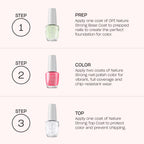 OPI Nature Strong Nail Polish | Quick Dry Vegan Nail Varnish with Long-Lasting Results | Made with Natural Ingredients | Light Shades | Strong As Shell | 15 ml