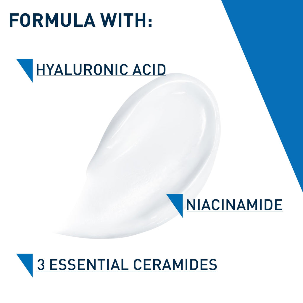 CeraVe AM Facial Moisturising Lotion SPF30 With 3 Essential Ceramides and Hyaluronic Acid, Broad Spectrum UVA/UVB Protection for Normal to Dry Skin, 52ml - Damaged Box
