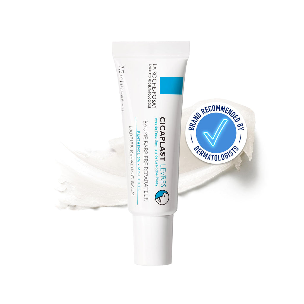 La Roche-Posay Cicaplast Lip Balm, Nourishing and Repairing Barrier Treatment for Very Dry Chapped or Cracked Lips, with 5% Panthenol and MP-Lipids, 7.5ml - Damaged Box - BBE 12/2028