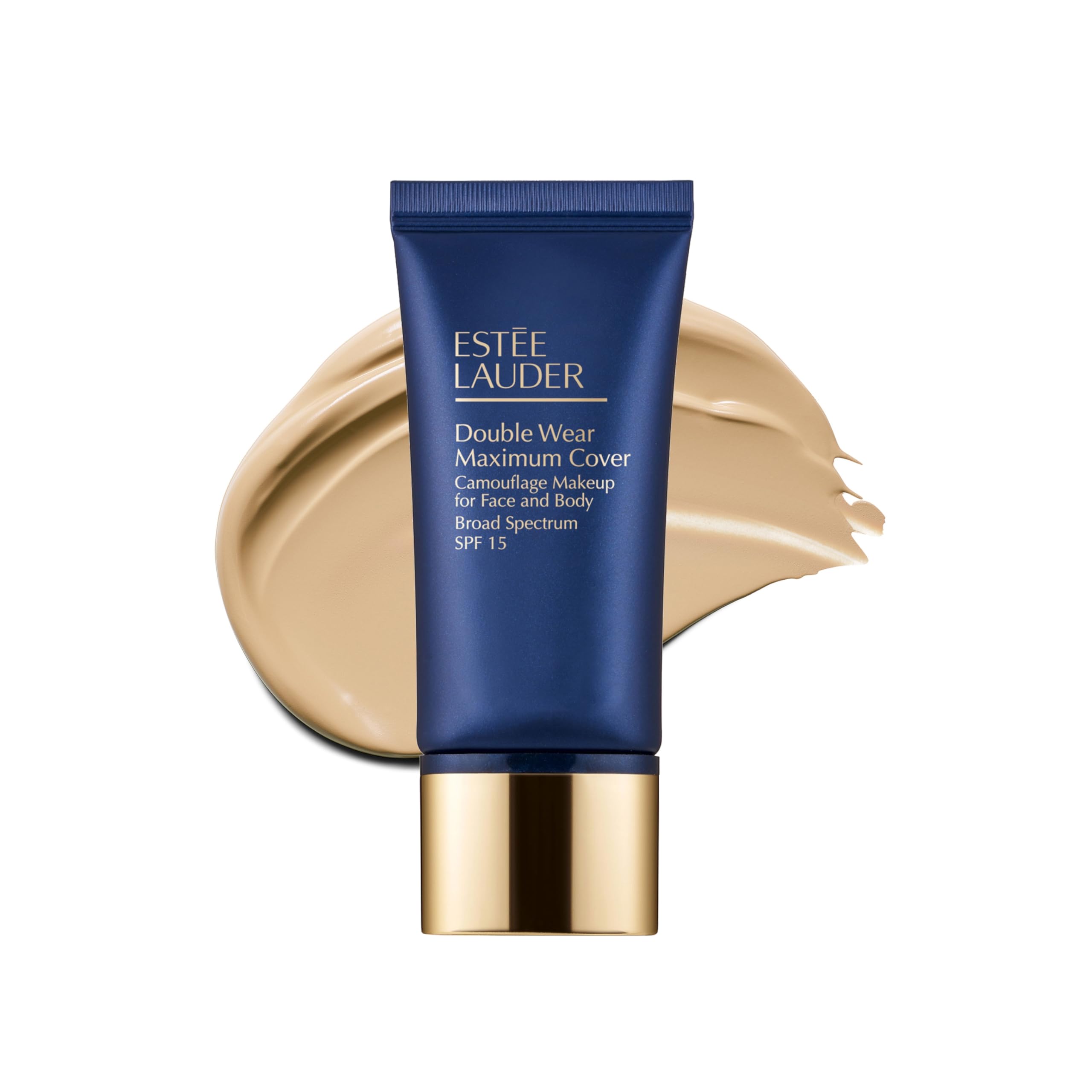 Est'ee Lauder Double Wear 24-Hour Maximum Cover Camouflage Foundation for Face and Body SPF 15 | Full Coverage | Covers Scars & Tattoos, 30 ml