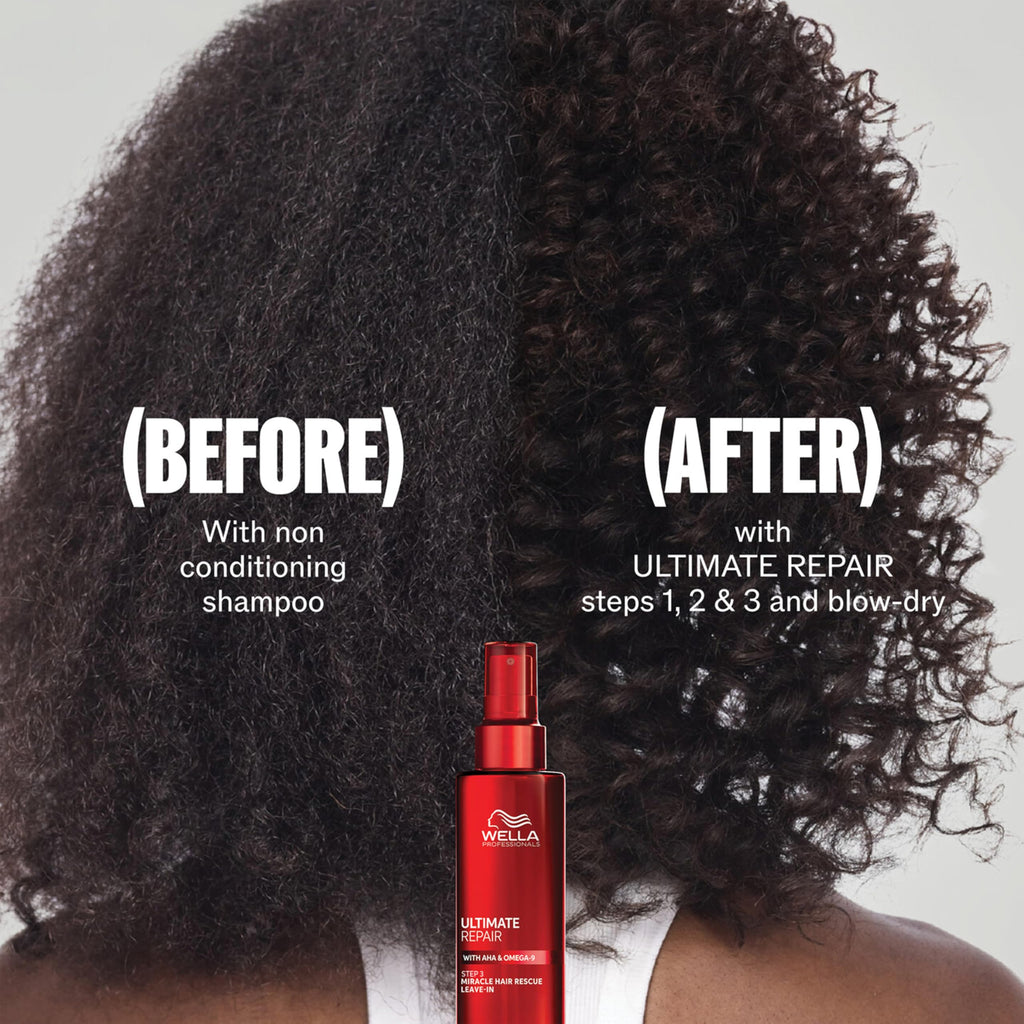 Wella Professionals Ultimate Repair Miracle Hair Rescue - Leave-on Treatment for Damaged Hair - WIth AHA & Omega-9 (30ml) - Very Good