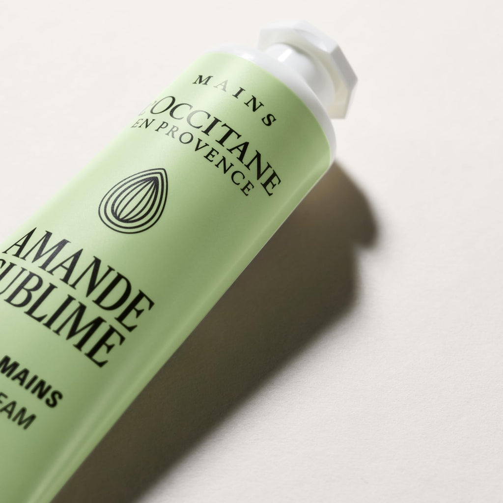 L'OCCITANE - Almond (Amande Sublime) Hand Cream - 30 ml - Light texture and delicate fragrance - Made in France