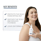 Eucerin DermoCapillaire Calming Urea Scalp Treatment 100ml, Intensive After Shower Leave-In Hair Serum, Psoriasis Scalp Treatment for Itchy, Flaky, Dry Scalp, Hydrating and Soothing Scalp Serum - Damaged Box