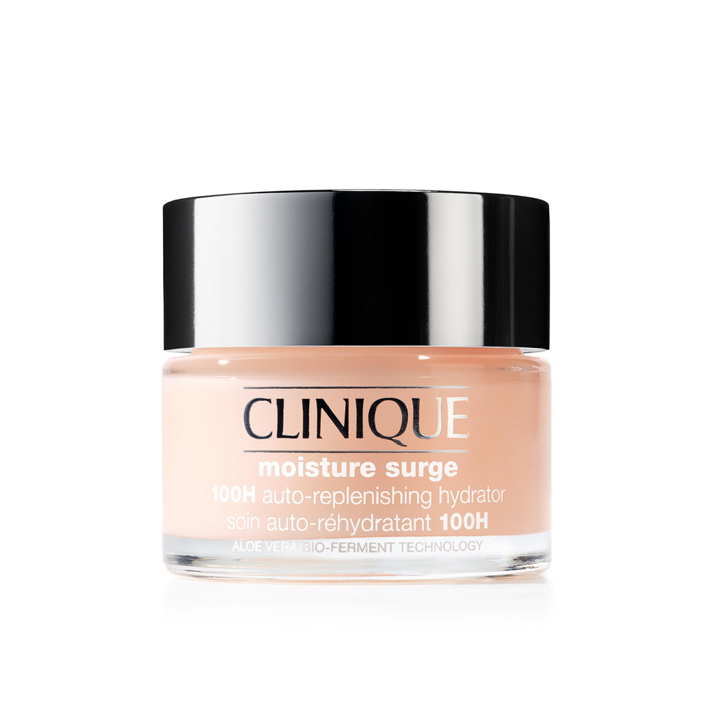 Clinique Moisture Surge 100H Auto-Replenishing Hydrator Oil Free Face Moisturiser With Hyaluronic Acid + Aloe Vera Bioferment For All Skin Types | Hydrating + Moisturising - Damaged Box
