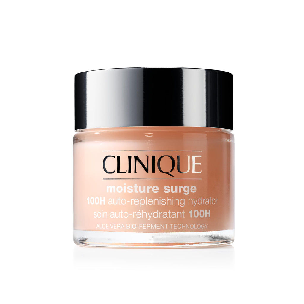 Clinique Moisture Surge 100H Auto-Replenishing Hydrator Oil Free Face Moisturiser With Hyaluronic Acid + Aloe Vera Bioferment For All Skin Types | Hydrating + Moisturising - Damaged Box