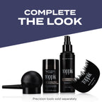 Toppik Hair Building Fibres Powder, for a Thicker-Looking Hairline, Crown and Beard, Instant Thinning Concealer for Men and Women, Black, 12 g - Damaged Box