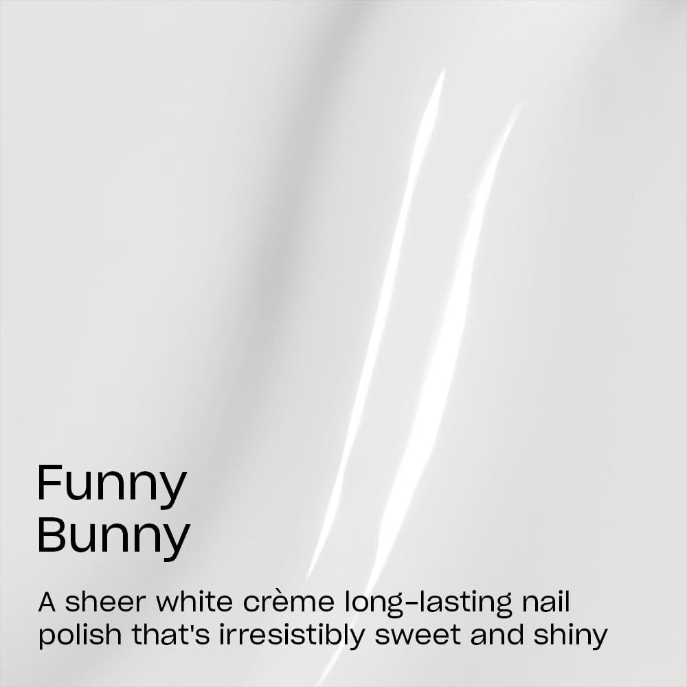 OPI Infinite Shine Nail Polish - Funny BunnyTM - Gel Like & Long Lasting White Cr`eme Nail Polish - with Pre-Cured Gel Technology & OPI Pro-Wide Brush (15ml) - Damaged Box