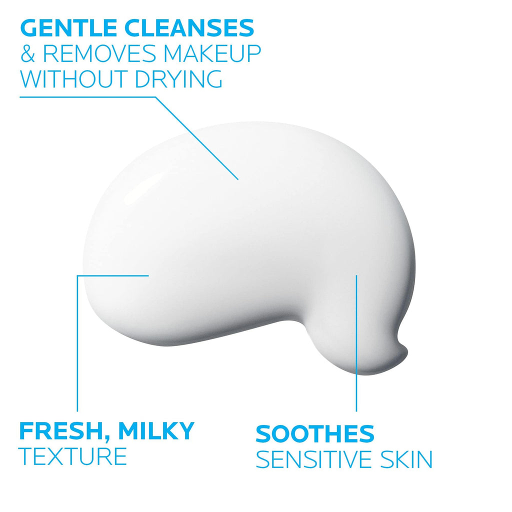 La Roche-Posay Toleriane Dermo Milk Facial Cleanser for Sensitive and Allergy-Prone Skin 200ml - Damaged Box
