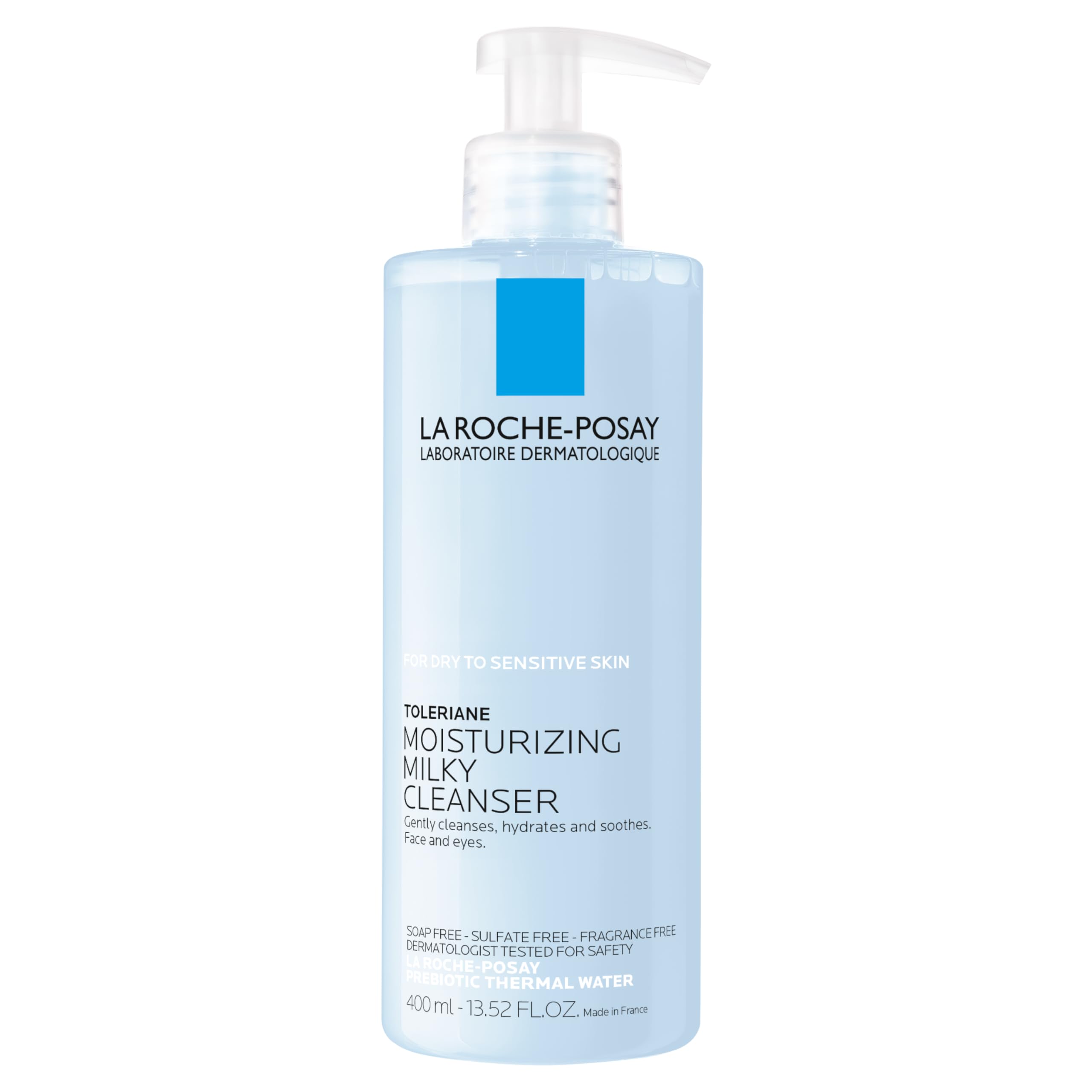 La Roche-Posay Toleriane Dermo Milk Facial Cleanser for Sensitive and Allergy-Prone Skin 200ml - Damaged Box