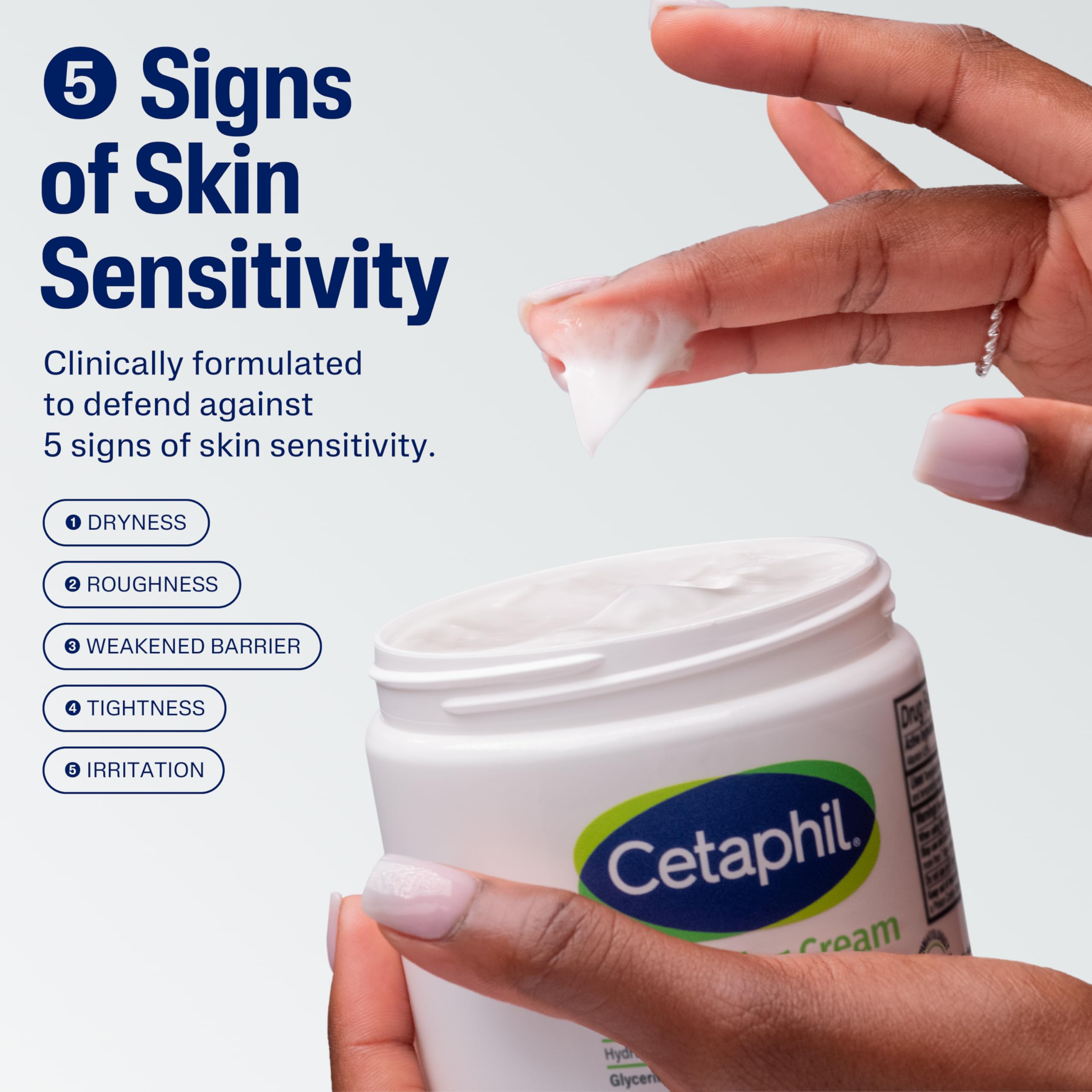 Cetaphil Body Moisturiser, 453g, Moisturising Cream For Dry to Very Dry, Sensitive Skin, With Niacinamide & Vitamin E