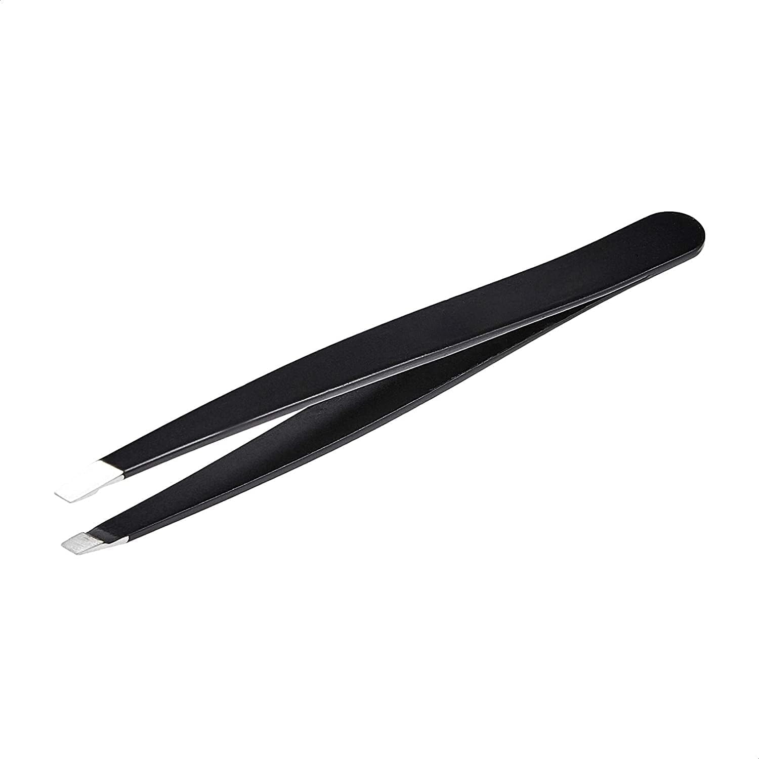 Tweezerman Wide Grip Tweezer, Extra Large Tweezers, Professional Stainless Steel Precision Tweezers for Facial Hair and Eyebrows, (Pack of 1) - Damaged Box