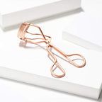 Tweezerman Rose Gold Lash Curler, for a Wide-Awake, Lifted Look for and Effortless Curl, Thick Rounded Silicone Hypoallergenic Pads, 3 Replacement Pads Included (Pack of 1) - Damaged Box