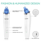 VOYOR Blackhead Remover Vacuum 6 Suction Heads Rechargeable Black Head Remover Tool for Face Pore Vacuum Cleaner Acne Comedone Pimple Whitehead Extractor BR410 - Damaged Box