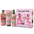 Herbal Essences Rose Scent Petal Soft Giftset: Shampoo 250ml, Conditioner 200ml, Leave-In Spray 145ml - Damaged Box
