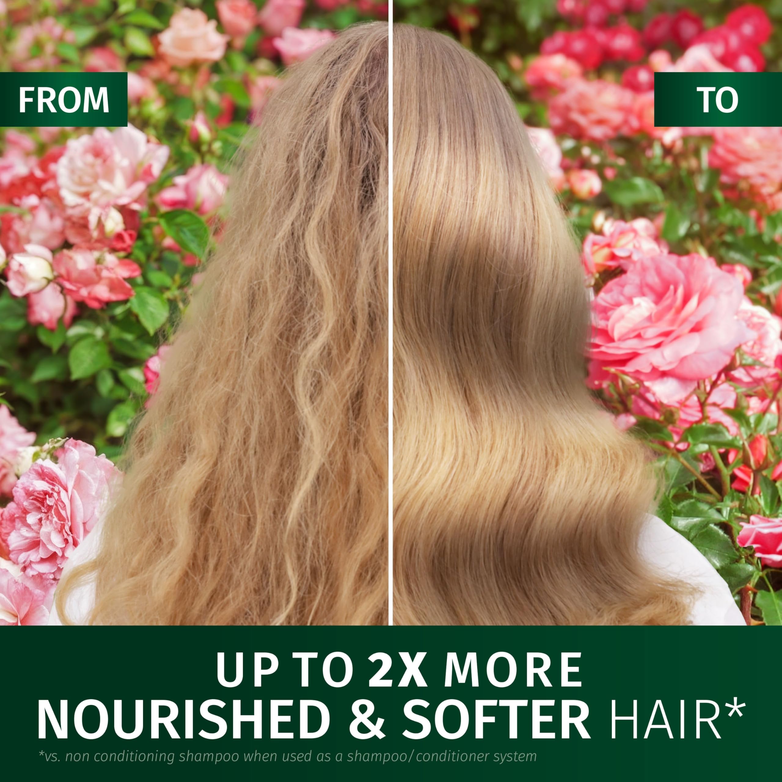 Herbal Essences Rose Scent Petal Soft Giftset: Shampoo 250ml, Conditioner 200ml, Leave-In Spray 145ml - Damaged Box