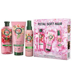 Herbal Essences Rose Scent Petal Soft Giftset: Shampoo 250ml, Conditioner 200ml, Leave-In Spray 145ml - Damaged Box