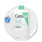 CeraVe Blemish Control Face Cleanser With 2% Salicylic Acid, Niacinamide, 3 Essential Ceramides, Hectorite Clay, Gel-to-Foam, For Blemish-Prone Skin, Oil-Absorbing Technology, Fragrance Free, 473ml - Damaged Box