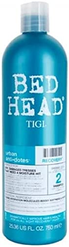Bed Head by TIGI Recovery Shampoo, Deep Moisturising Shampoo with Keratin & Biotin, Repair Dry & Damaged Hair, Hydrating Formula, 750ml