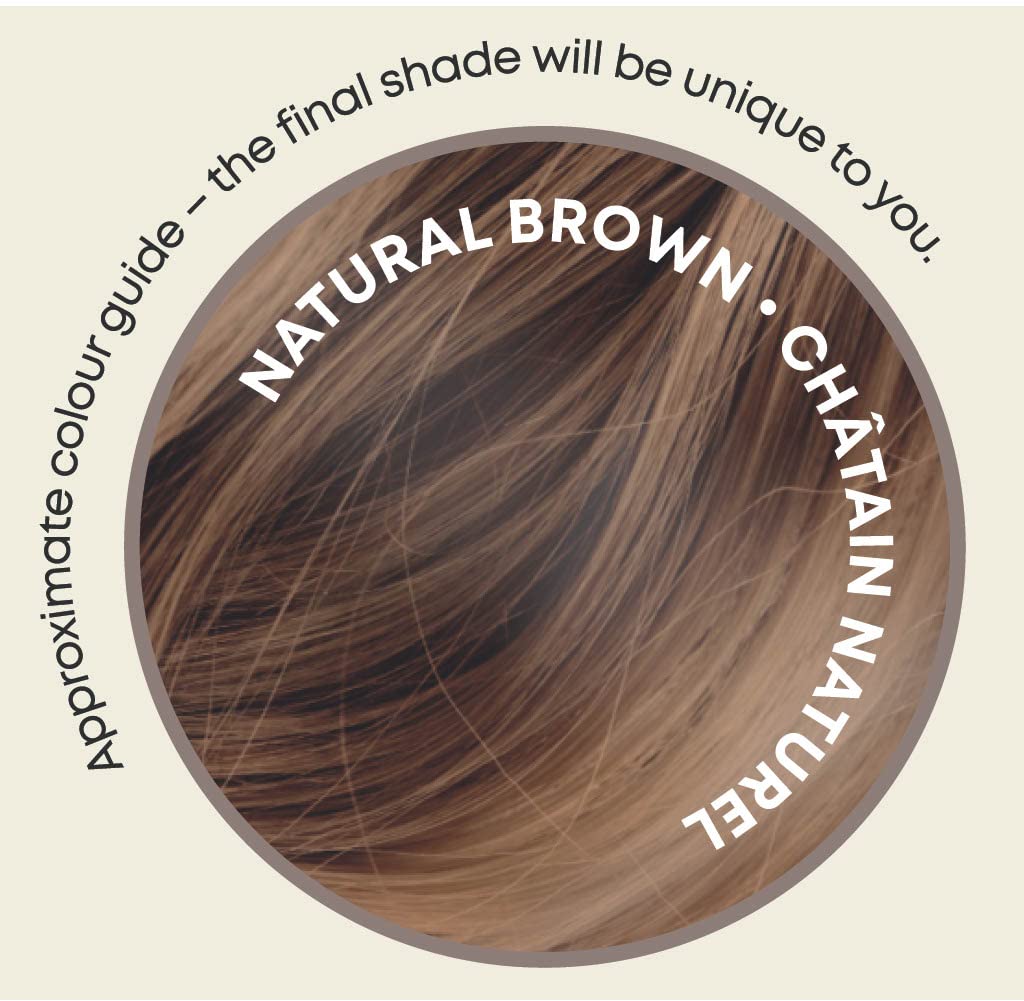 It's Pure Organic Herbal Hair Dye in Natural Brown 110g - Damaged Box